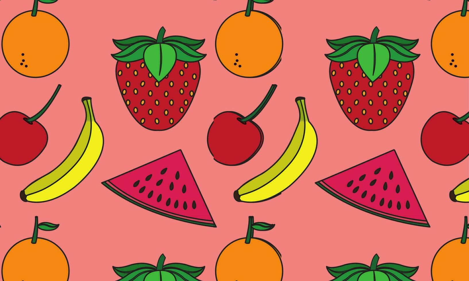 Fruits abstract background pro vector