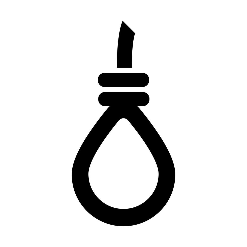 Gallows Glyph Icon Design vector