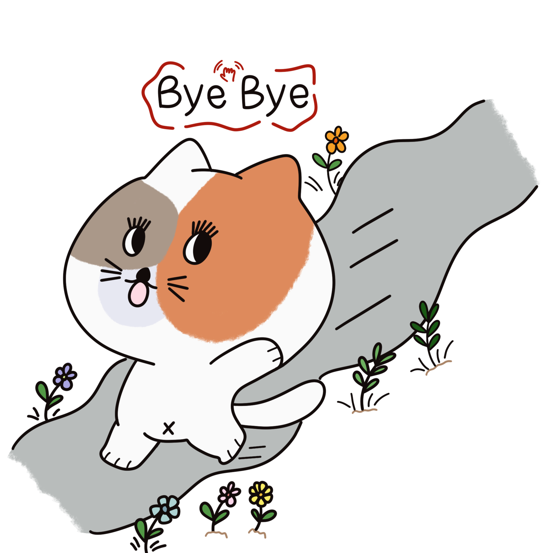 Three colored Cute Cats Have A Variety Of Poses And Feelings 24507596 PNG three-colored-cute-cats-have-a-variety-of-poses-and-feelings-24507596-png
