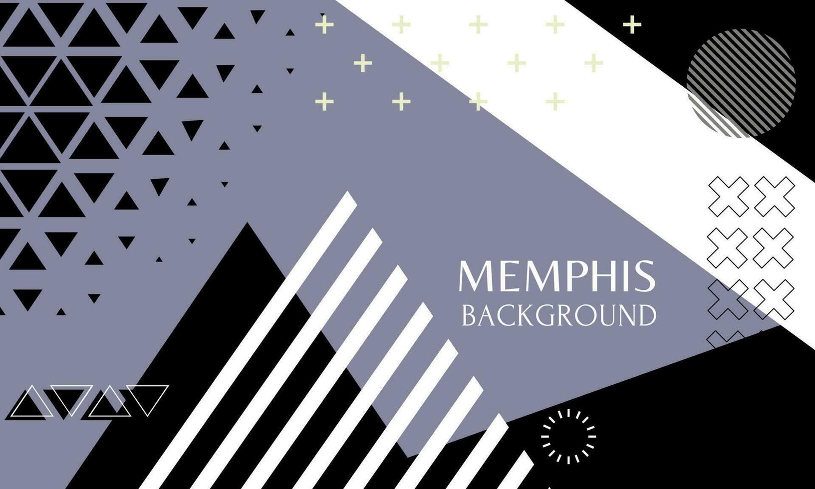 Memphis abstract background vector illustration