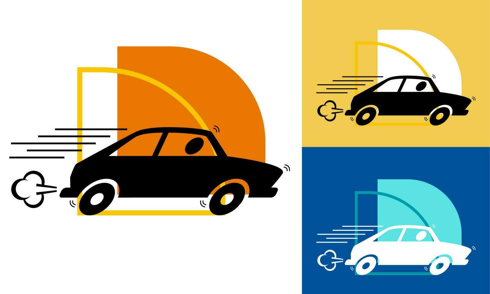 Car logo design vector illustration, brand identity emblem