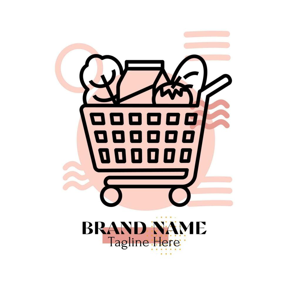 Bakery background vector illustration