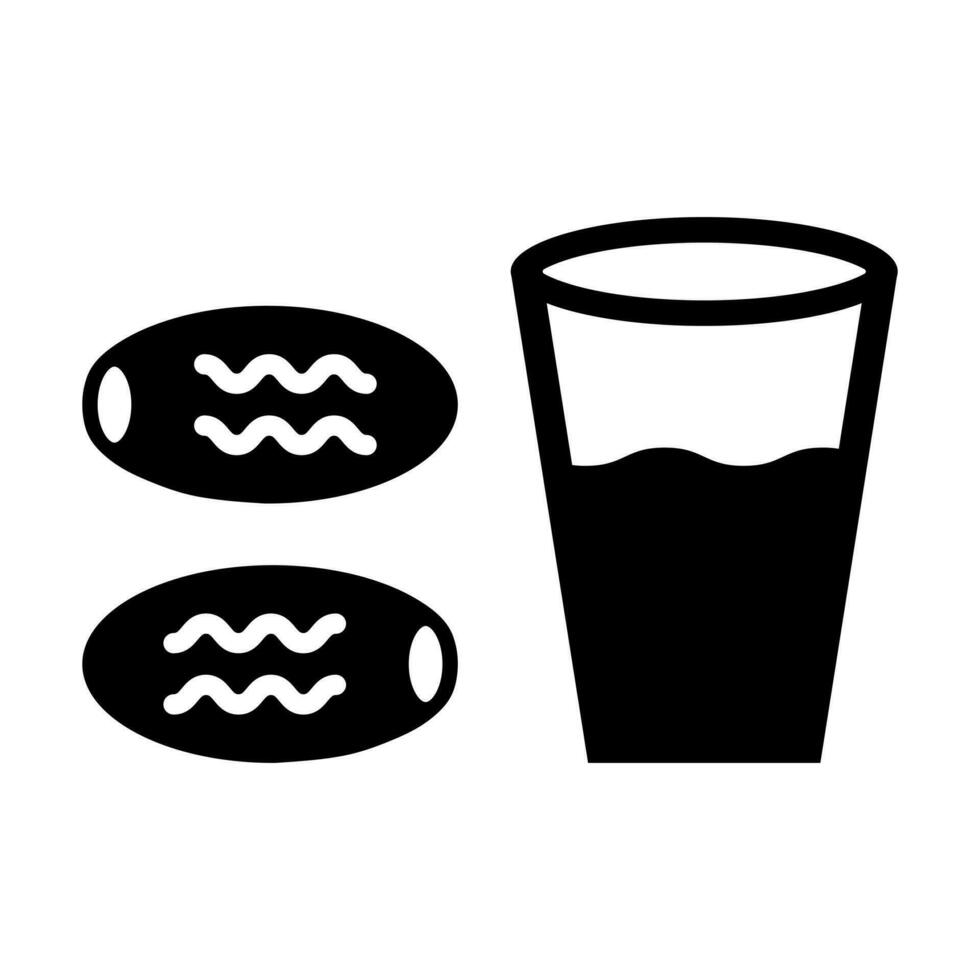 Iftar Glyph Icon Design vector