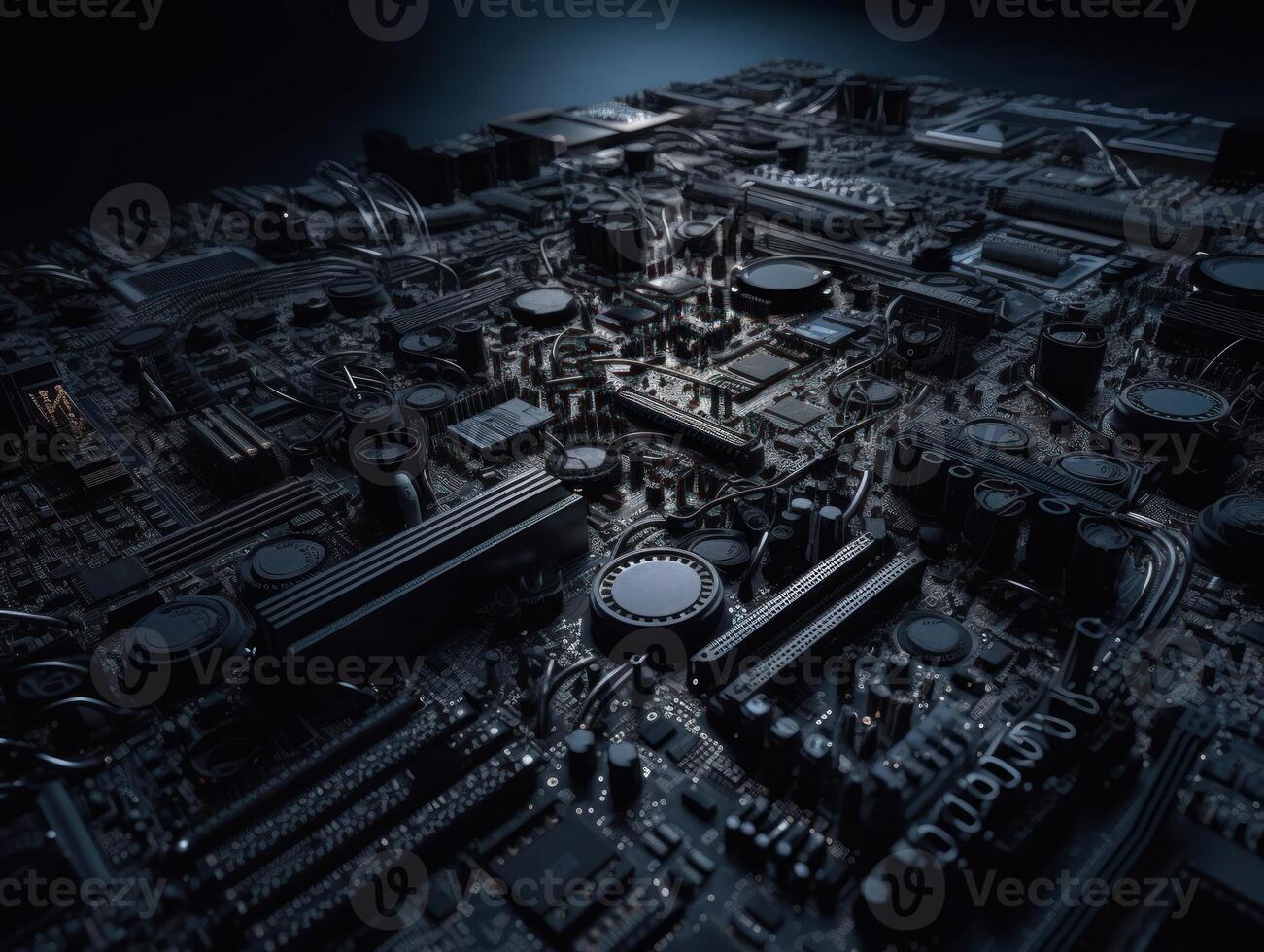 Technology circuit board pattern Motherboard industrial background Created with technology photo