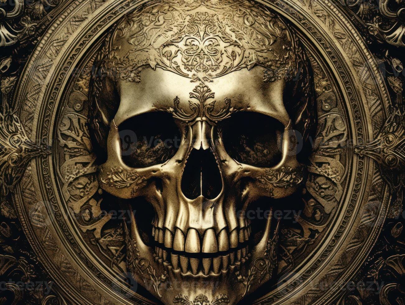 Dark Gold Skull 4k HD Artist 4k Wallpapers Images Backgrounds Photos  and Pictures