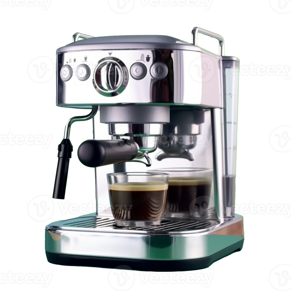 coffee machine isolated on background with png