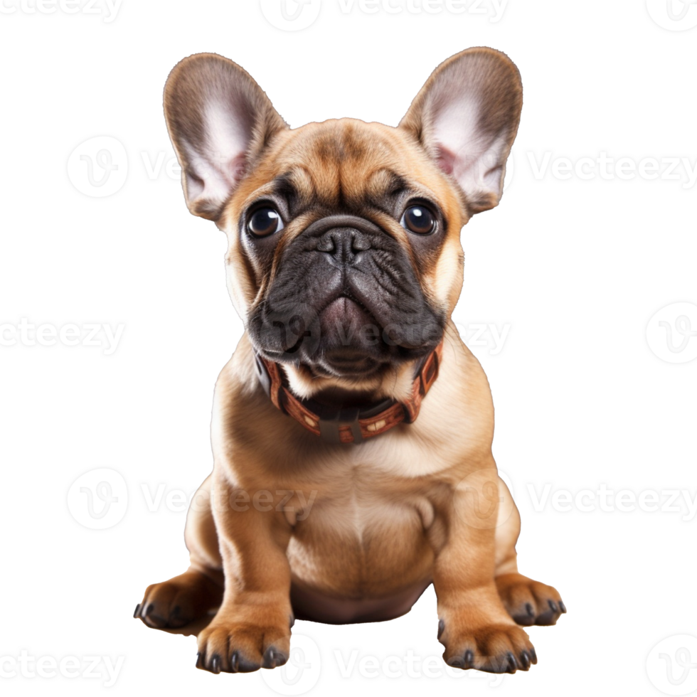 french bulldog isolated on background with png