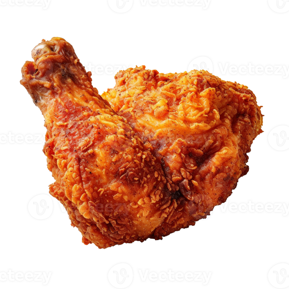 fried chicken isolated on background with png