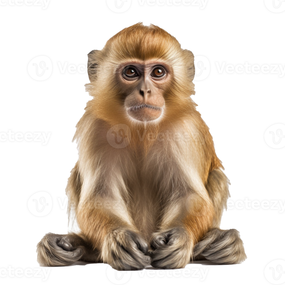 monkey isolated on background with png