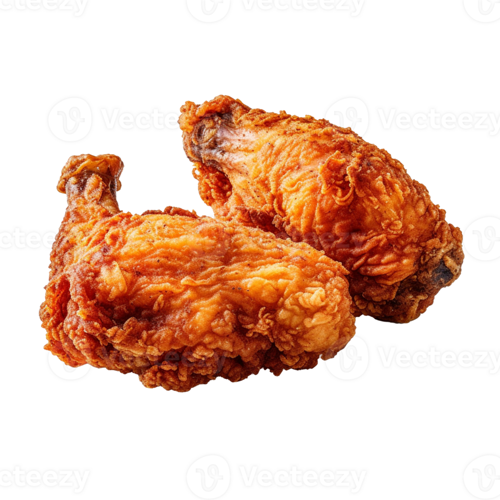 fried chicken isolated on background with png