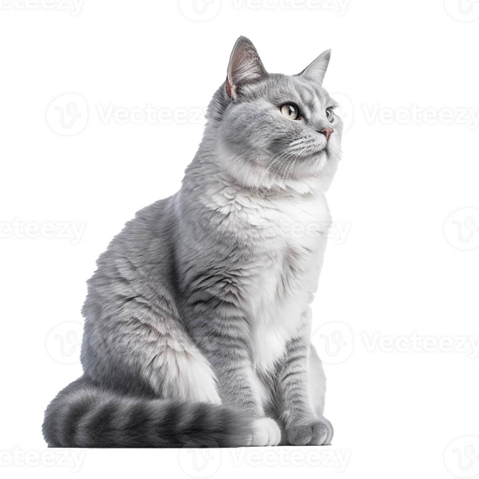 cat isolated on background with png