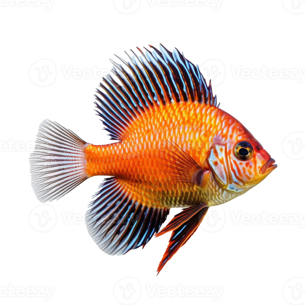 Tropical Fish isolated on background with png