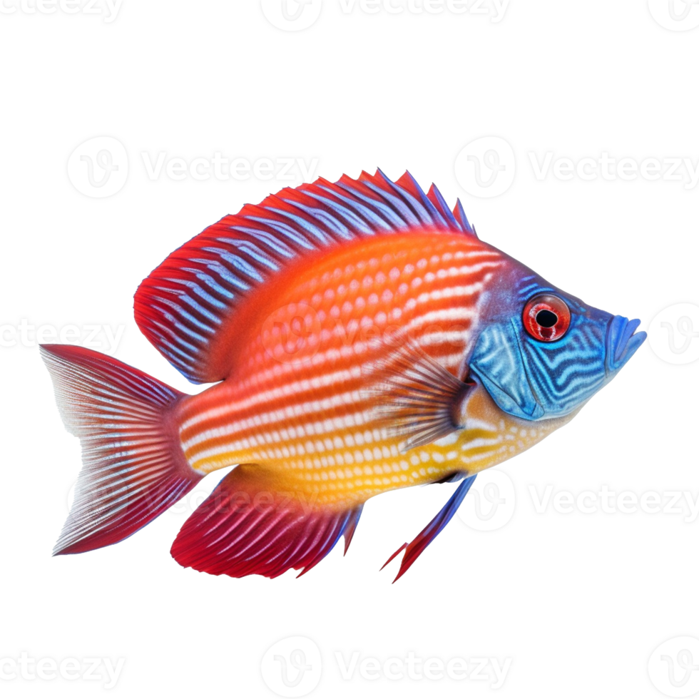 Tropical Fish isolated on background with png