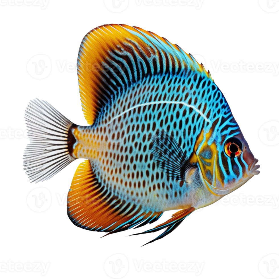 Tropical Fish isolated on background with png