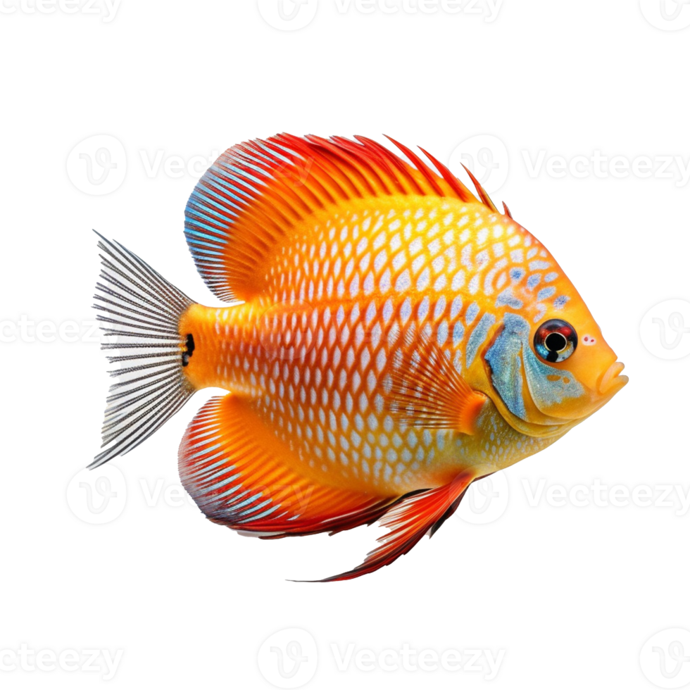 Tropical Fish isolated on background with png
