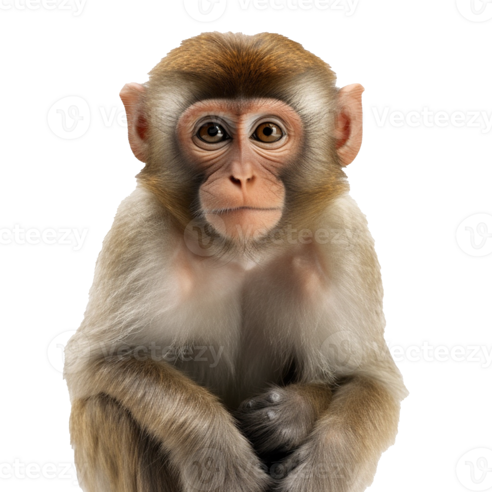 monkey isolated on background with png