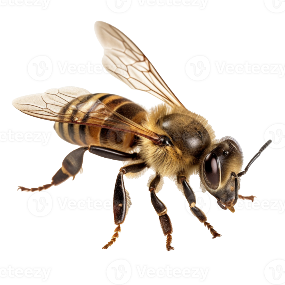 bee isolated on background with png