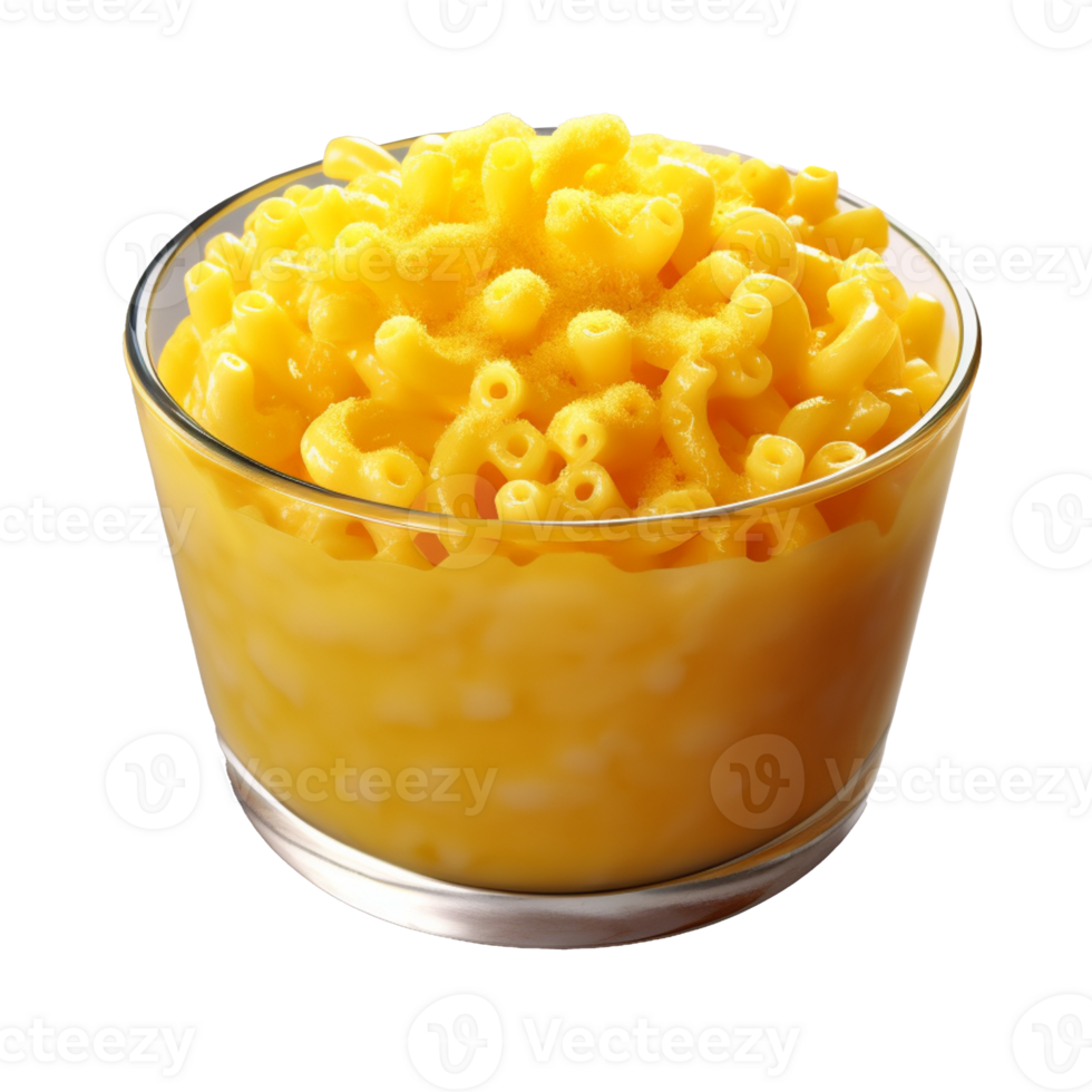 Macaroni and Cheese isolated on background with png