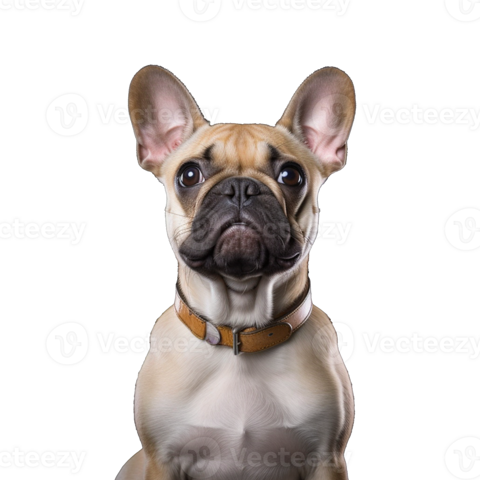 french bulldog isolated on background with png