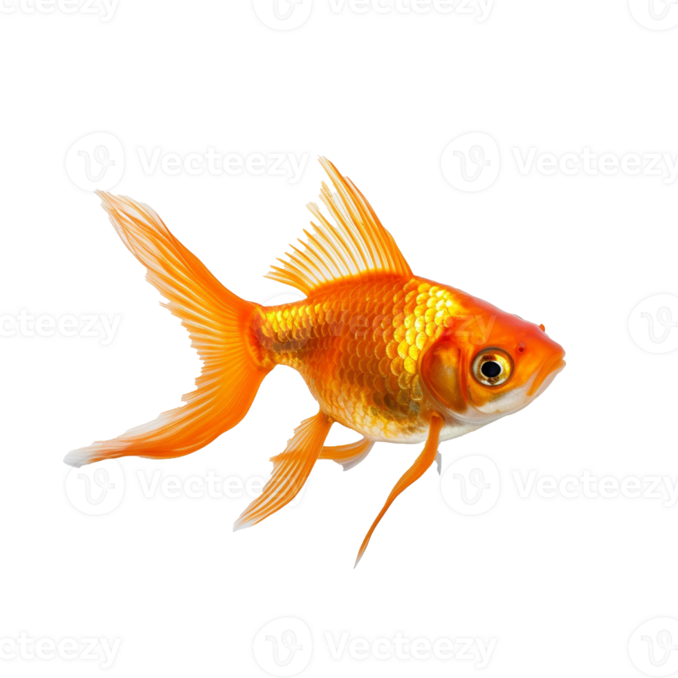 goldfish isolated on background with png