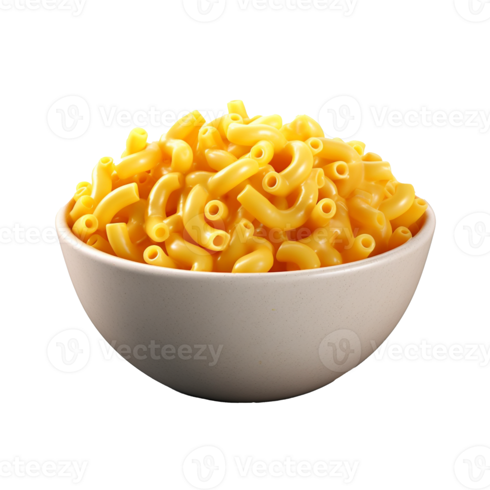 Macaroni and Cheese isolated on background with png