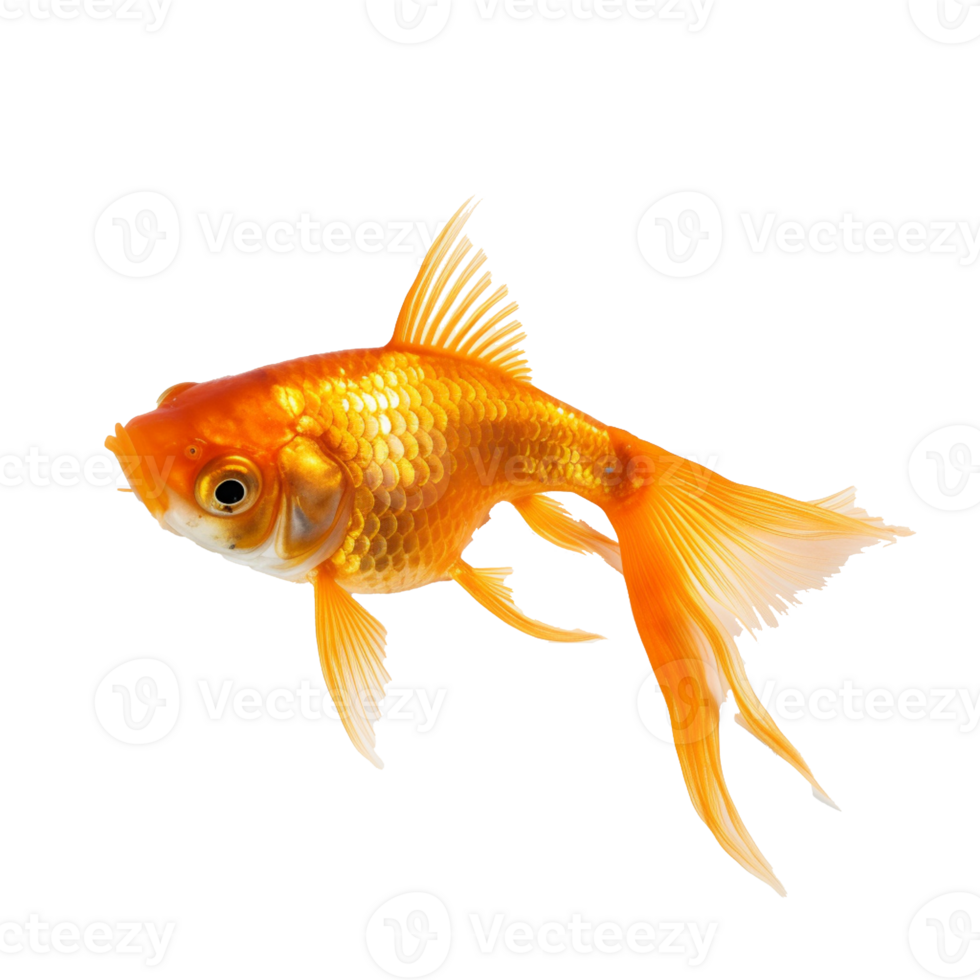goldfish isolated on background with png