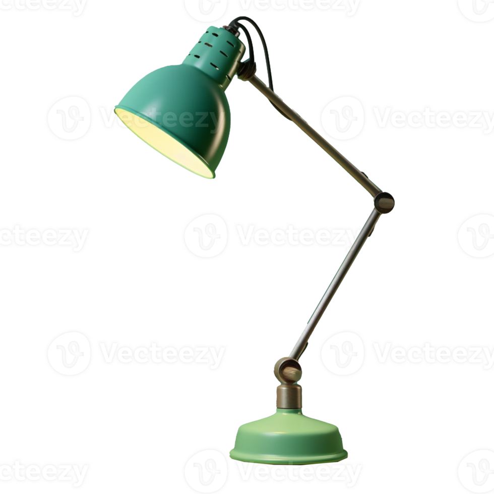 lamp for desk isolated on background with png