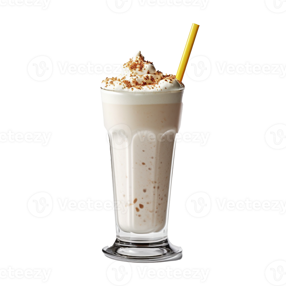 Milkshake isolated on background with png