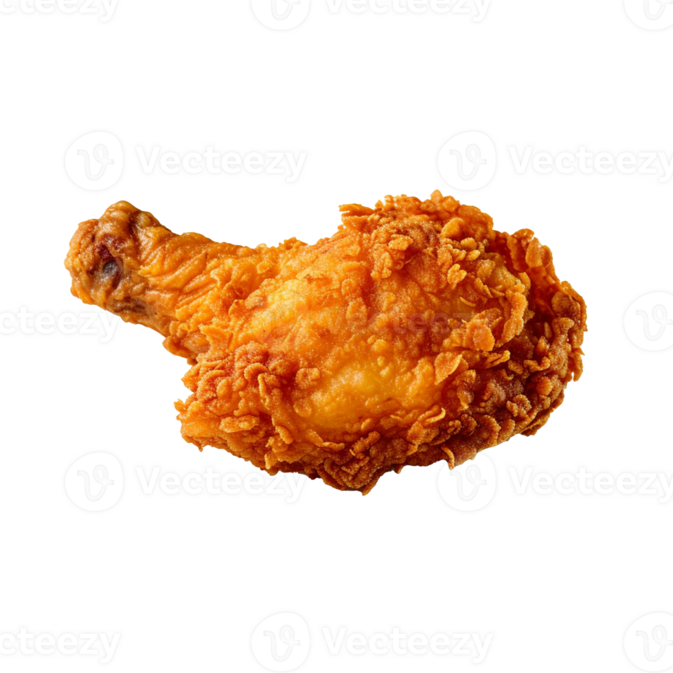 fried chicken isolated on background with png