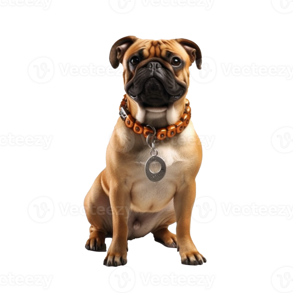 french bulldog isolated on background with png