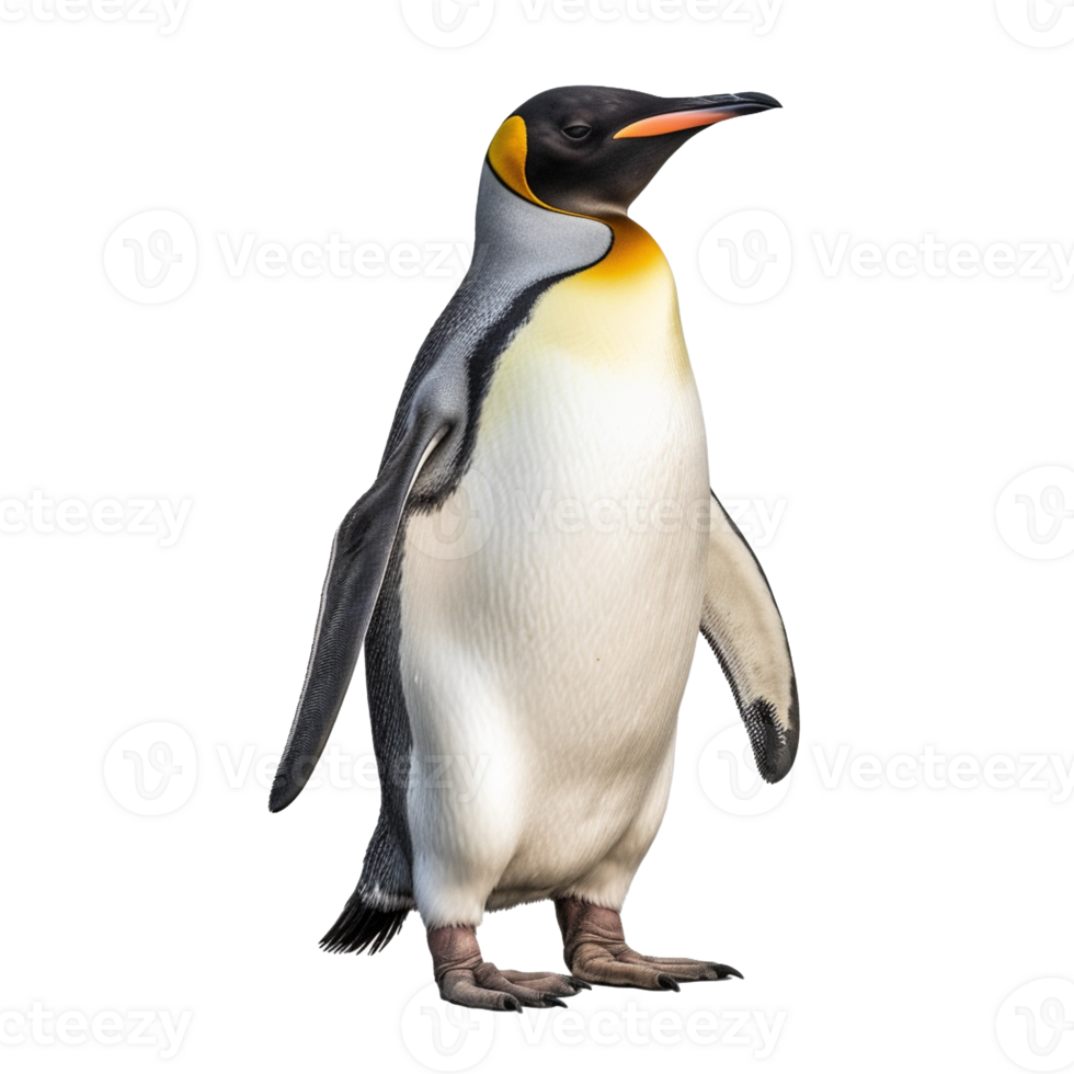 penguin isolated on background with png