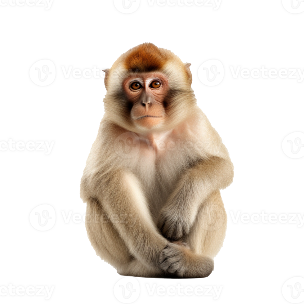 monkey isolated on background with png