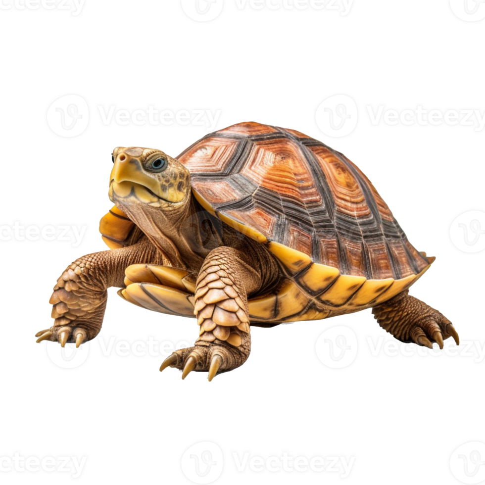 tortue isolé sur Contexte avec génératif ai png