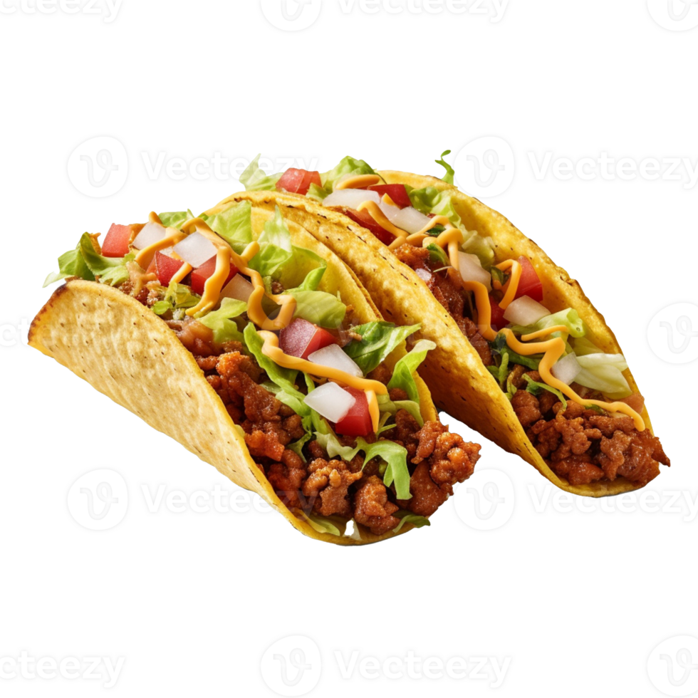 tacos isolé sur Contexte avec génératif ai png