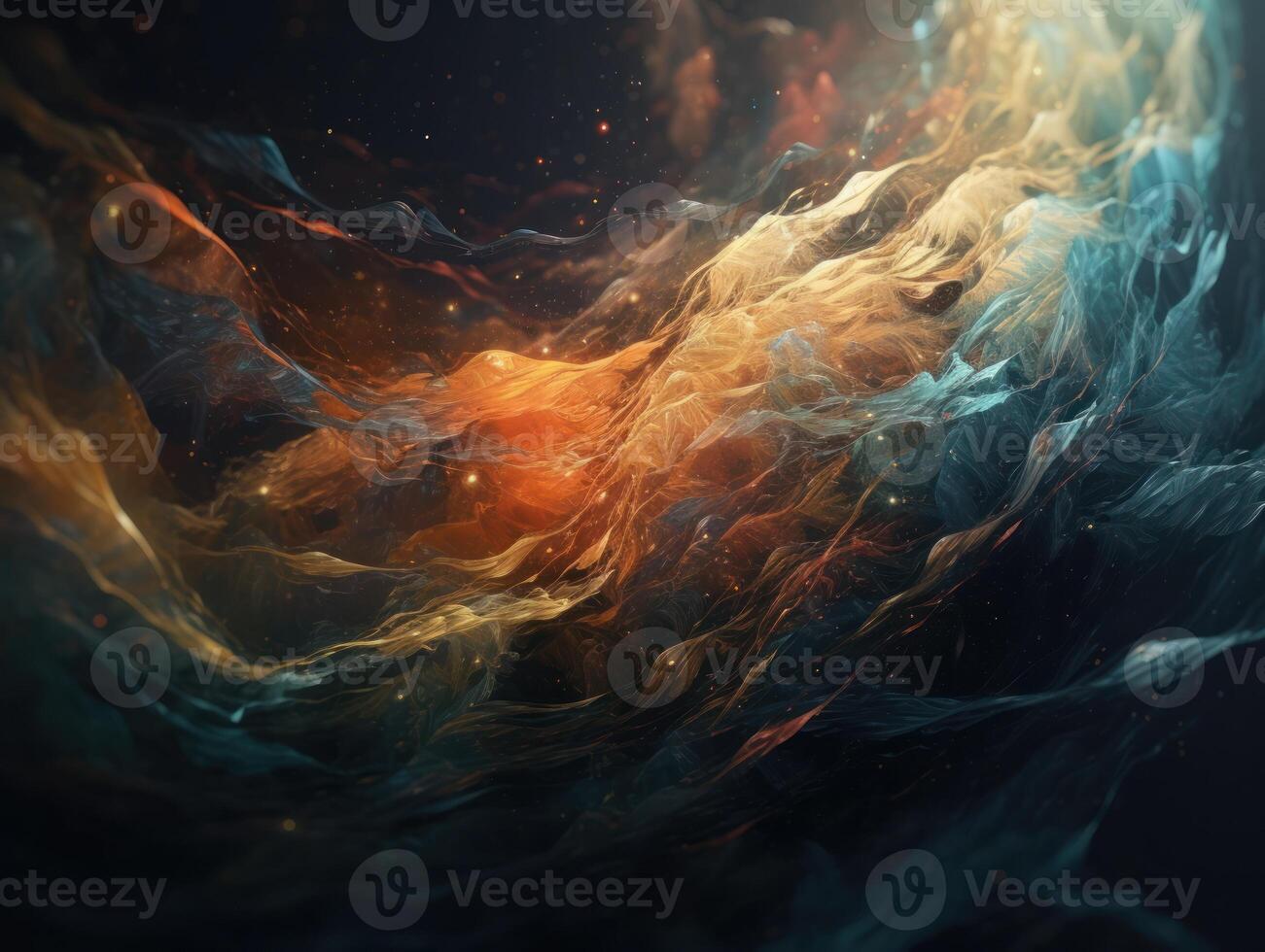 Abstract fractal. Fractal art background for creative design. Decoration for wallpaper, desktop, poster, cover booklet. Created with technology photo