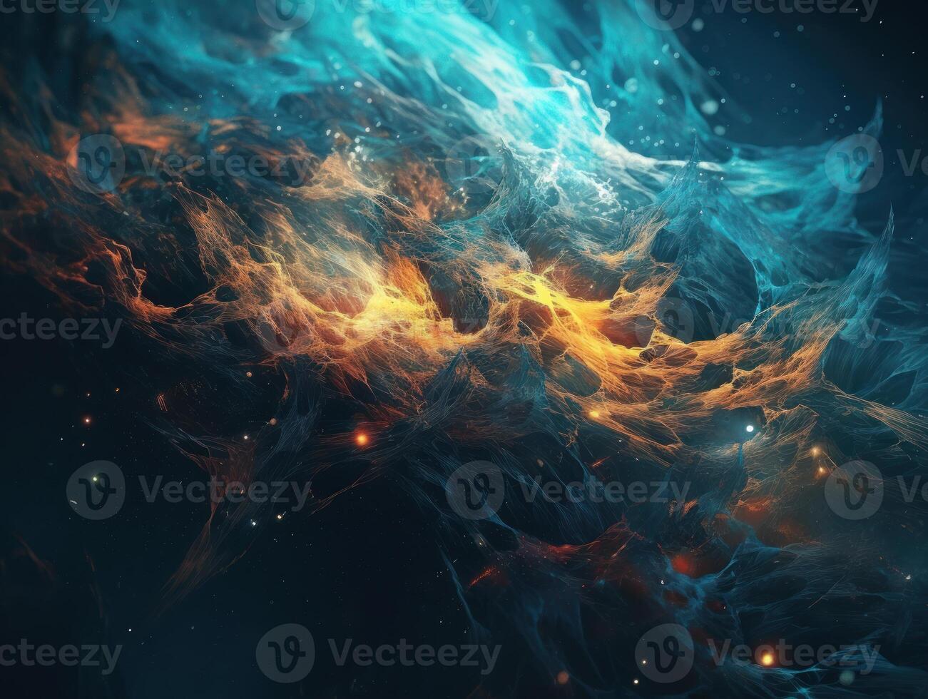 Abstract fractal. Fractal art background for creative design. Decoration for wallpaper, desktop, poster, cover booklet. Created with technology photo