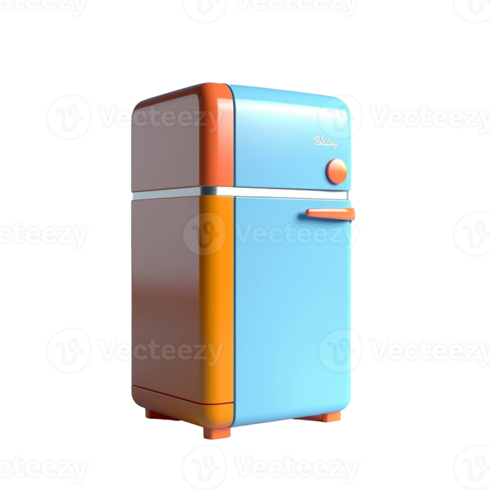 fridge isolated on background with png