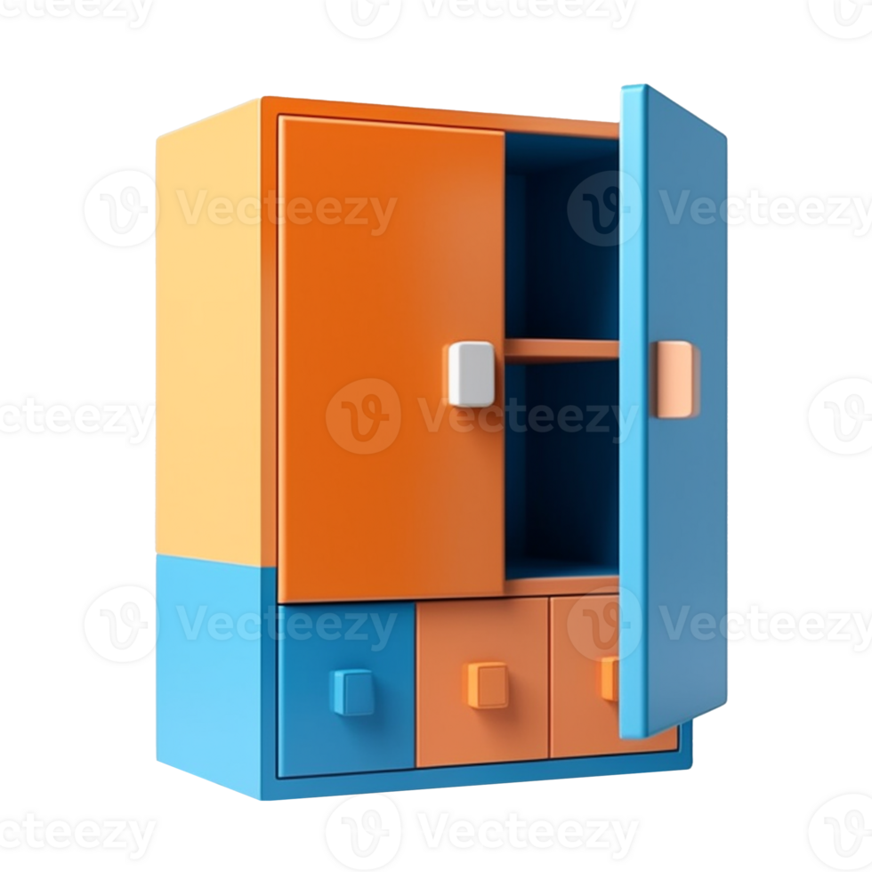 wardrobe isolated on background with png