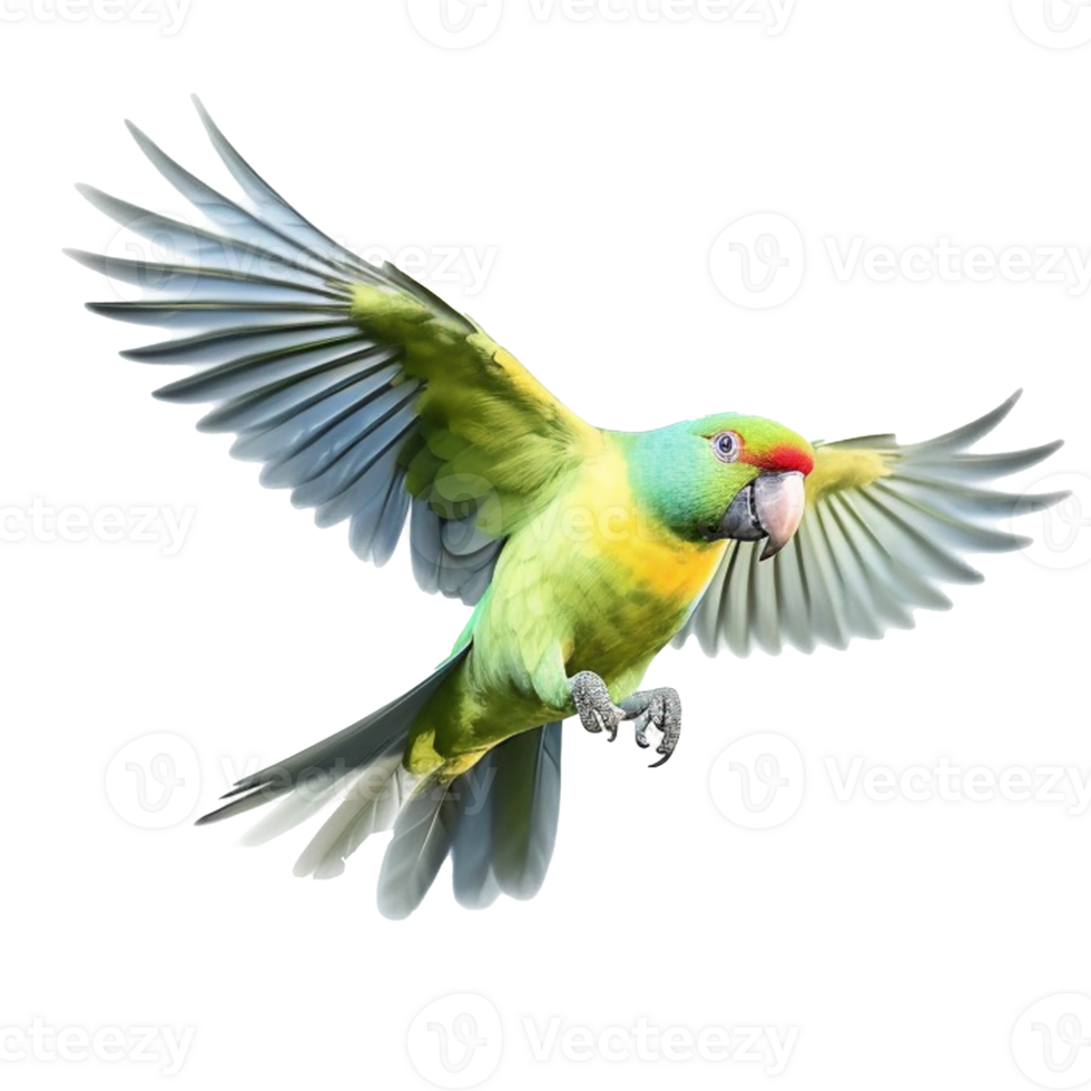 parrot isolated on background with png