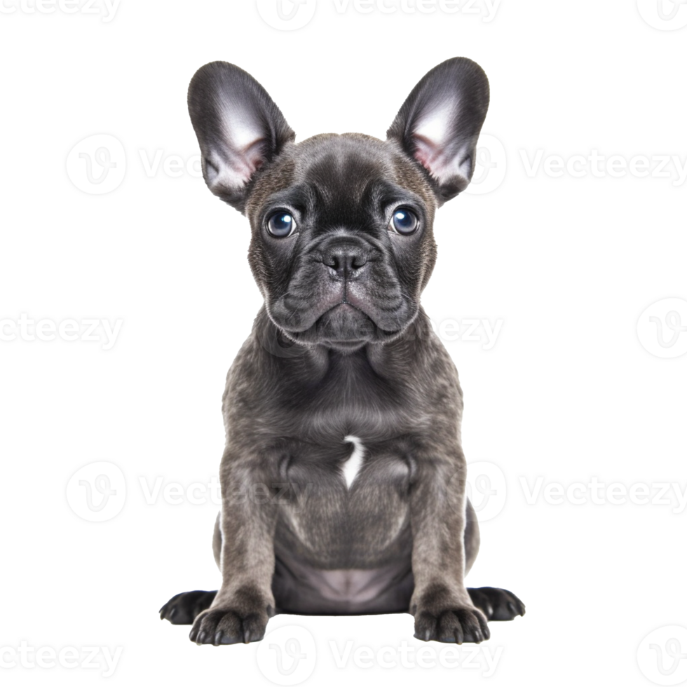 french bulldog isolated on background with png