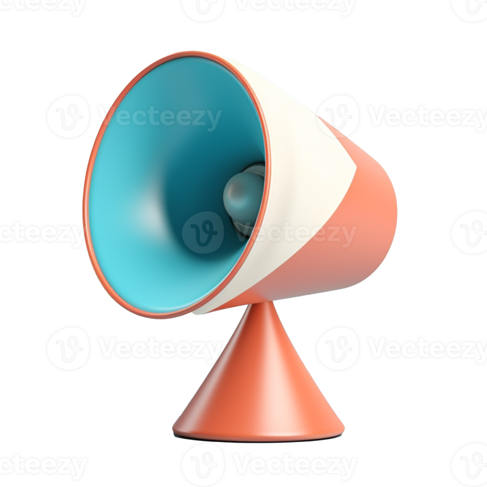 loudspeaker isolated on background with png