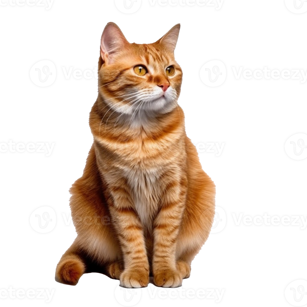 cat isolated on background with png