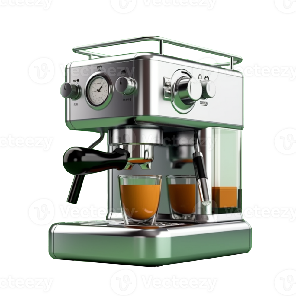 coffee machine isolated on background with png
