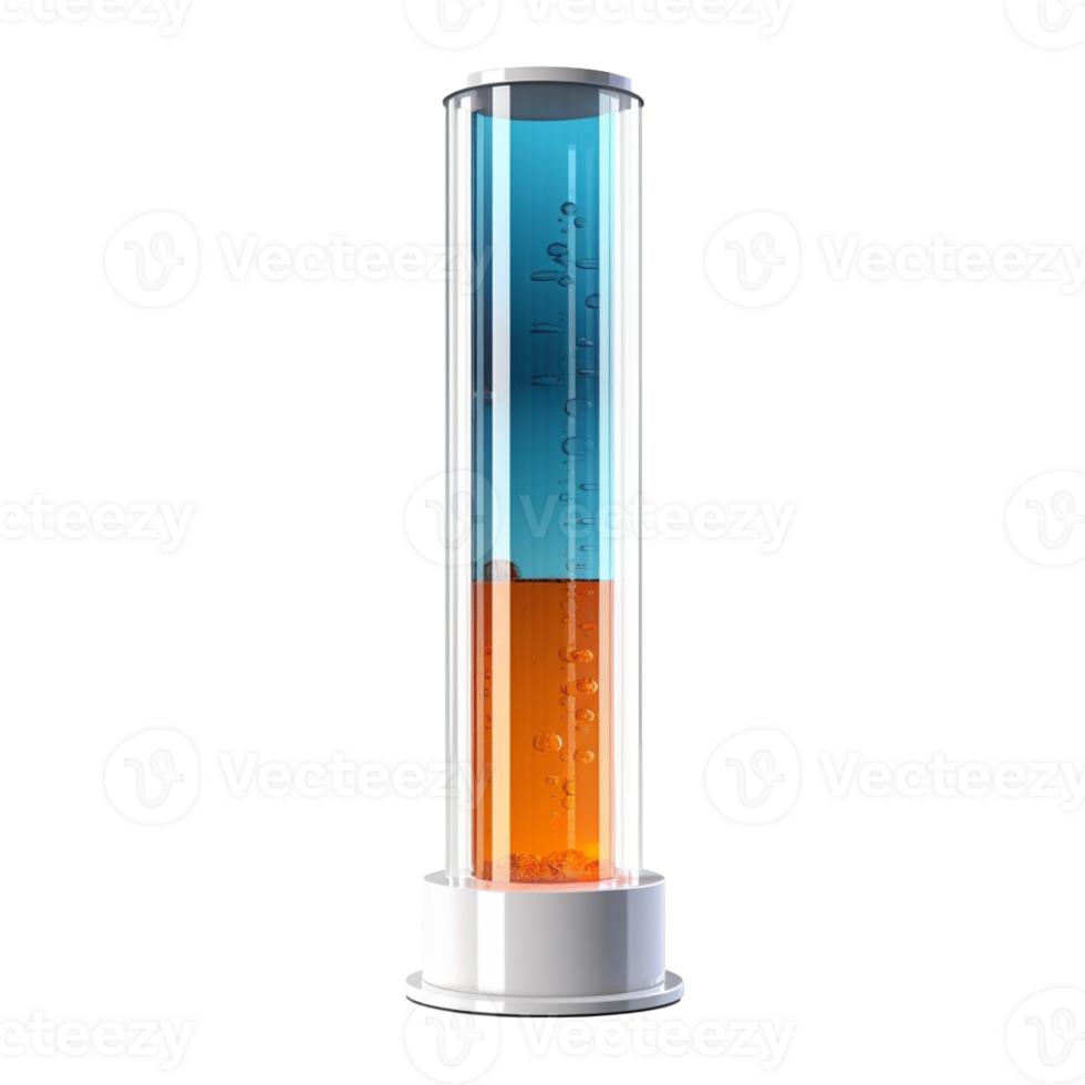 science test tube isolated on background with png
