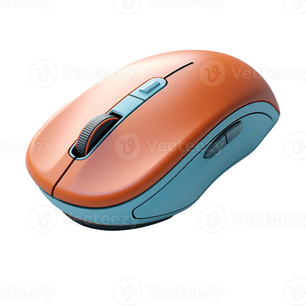 wireless mouse isolated on background with png