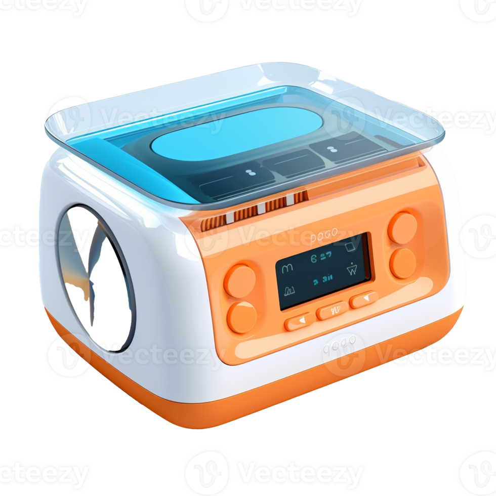 portable music player isolated on background with png