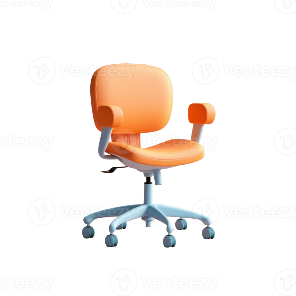 office chair isolated on background with png