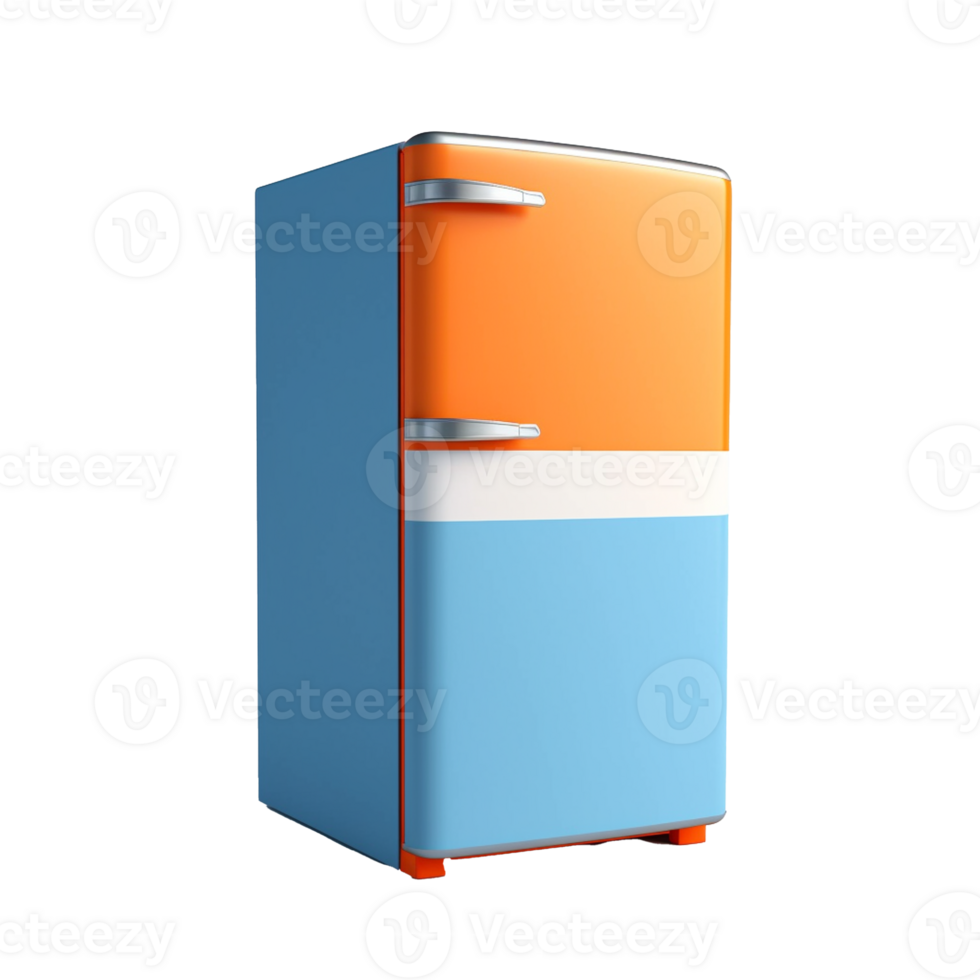 fridge isolated on background with png