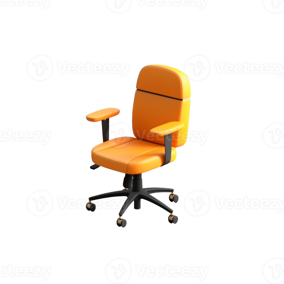 office chair isolated on background with png