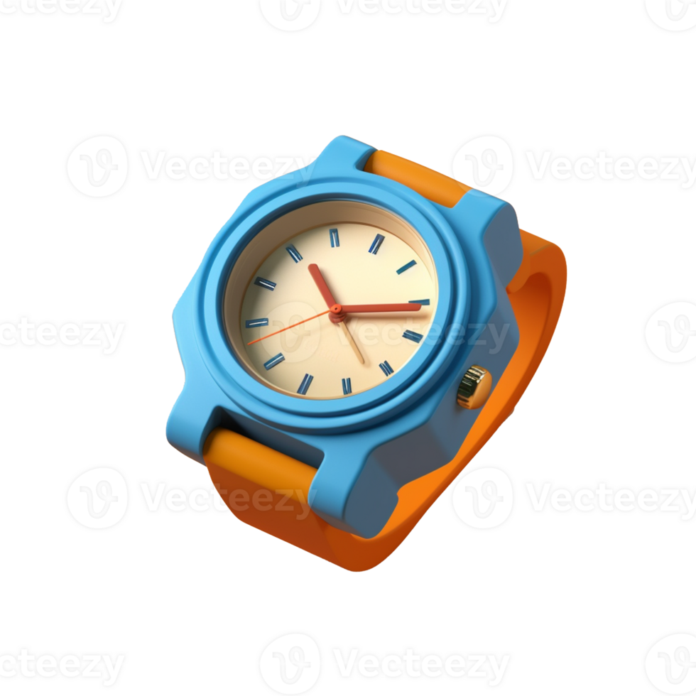 vintage wrist watch isolated on background with png
